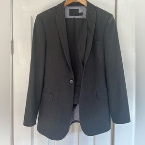 ASOS skinny charcoal men’s suit blazer (36 short) and pants (30x30)
